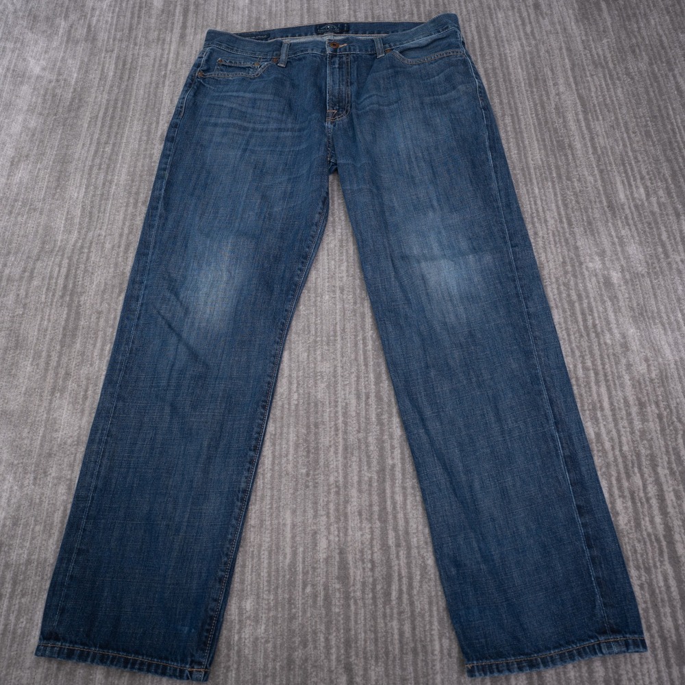 Lucky Brand 221 Original Straight Jeans Mens 36x30 Fit 38 Blue Denim Pants